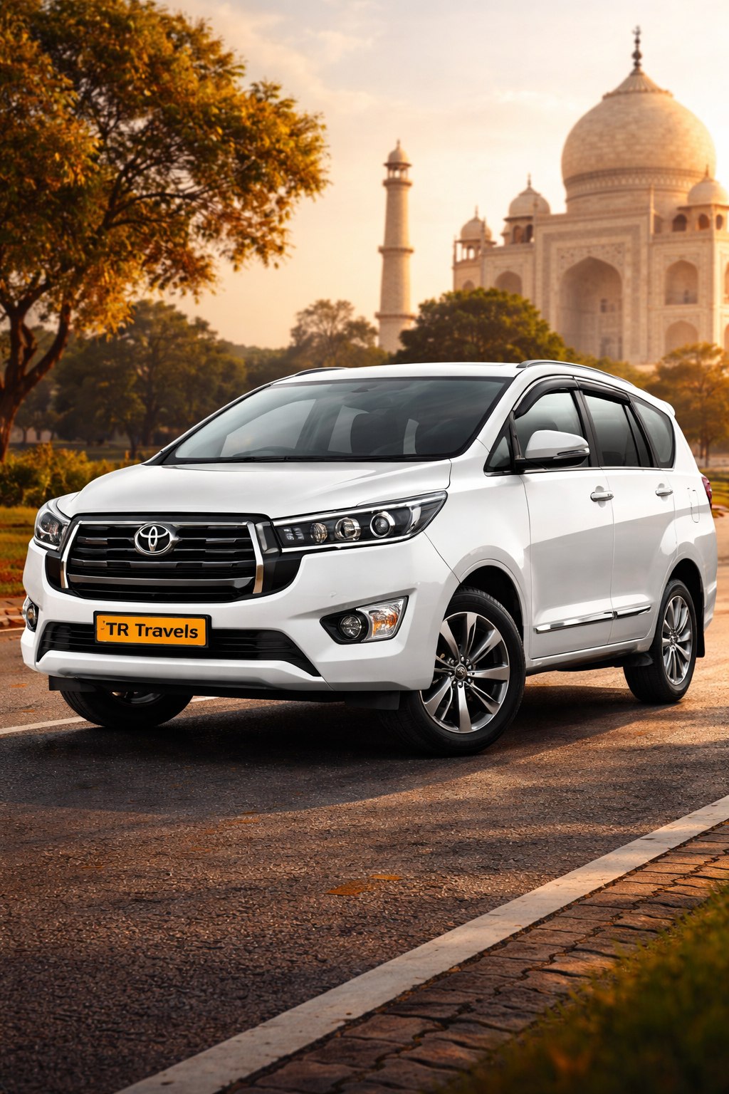 Clean taxi car for local and outstation travel in Agra
