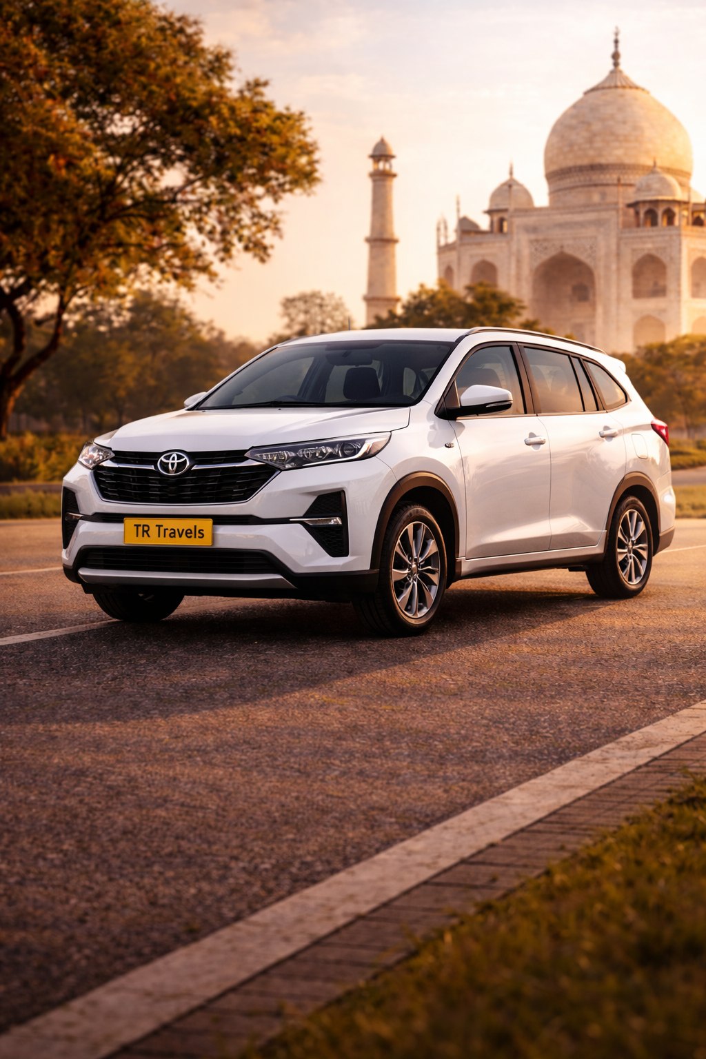 Clean taxi car for local and outstation travel in Agra