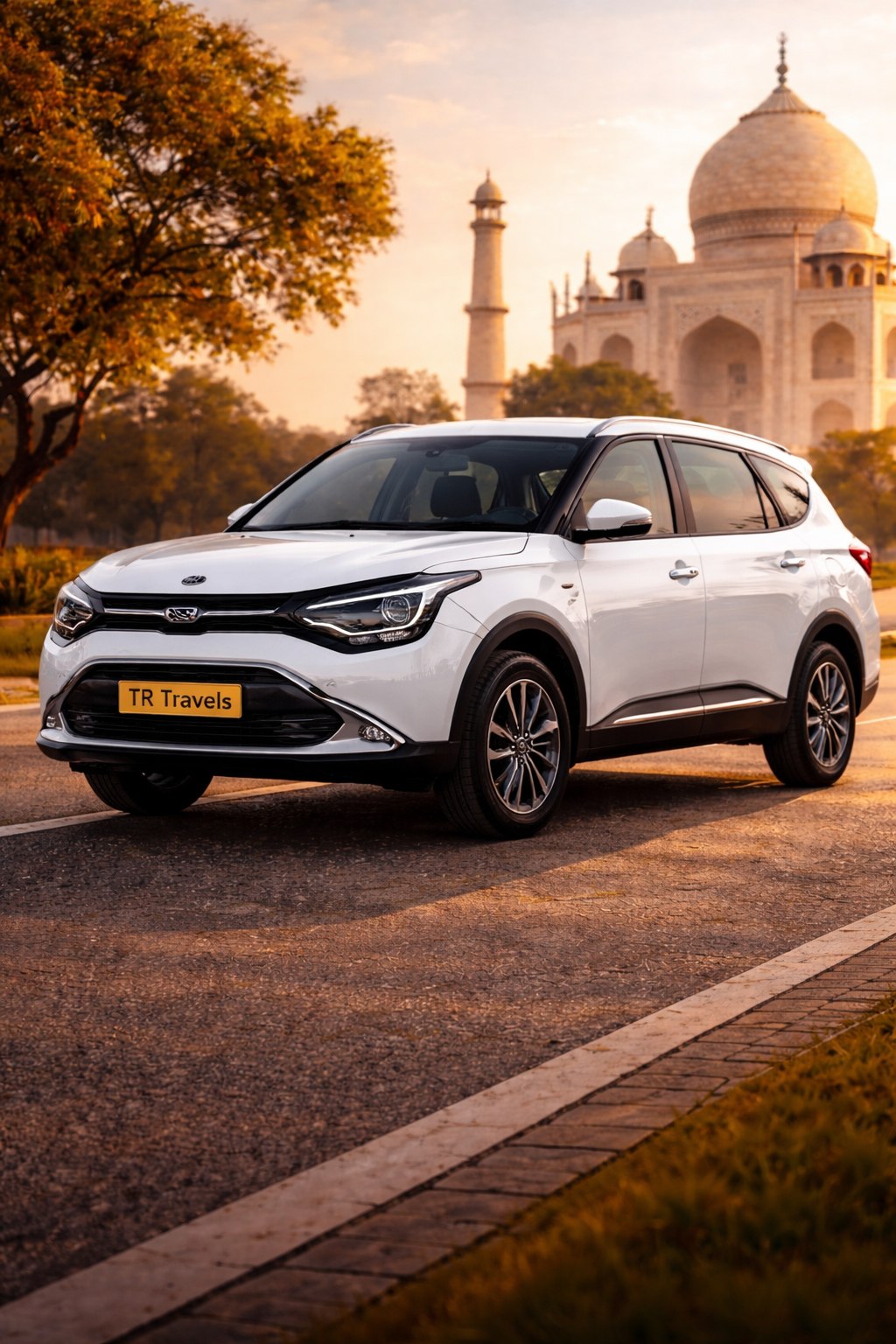 Clean taxi car for local and outstation travel in Agra