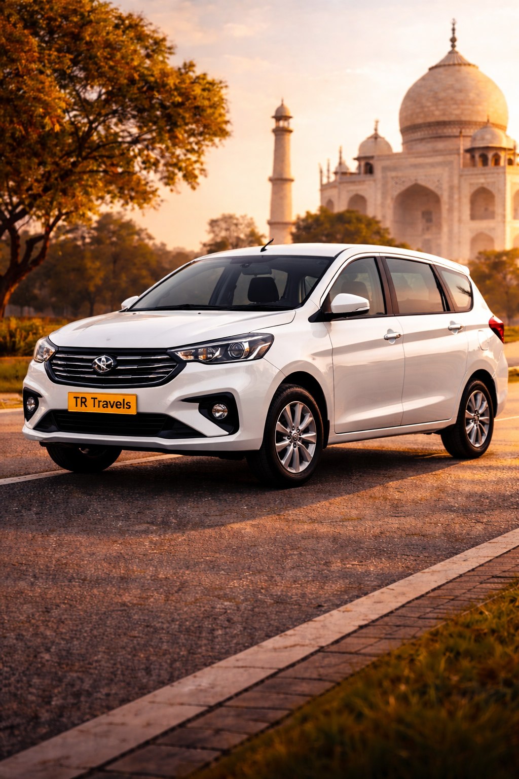Clean taxi car for local and outstation travel in Agra